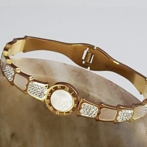 Stainless Steel Roman Numeral Bracelet Nwot